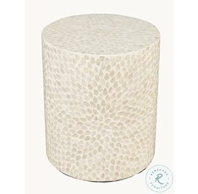 Global Archive Natural Small Accent Table