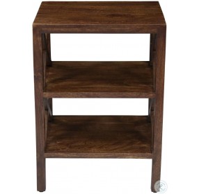 Global Archive Chestnut X Side Accent Table