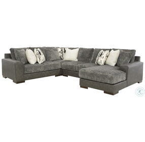 Larkstone Pewter RAF Corner Chaise Small Sectional