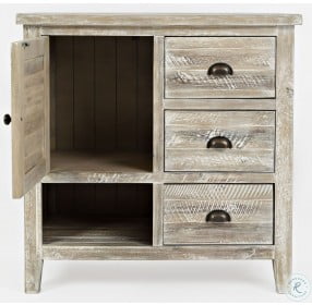 Artisans Craft Washed Grey Accent Chest