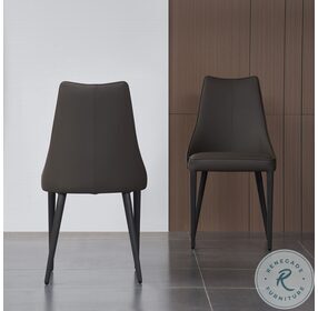 Bosa Moderna Grey Dining Chair Set of 2