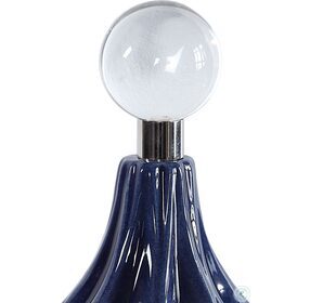 Klara Glossy Cobalt Blue Decorative Bottle Set Of 2