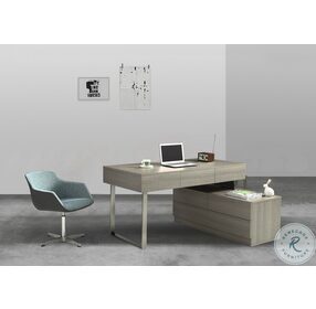 KD12 Matte Grey Modern Office Desk