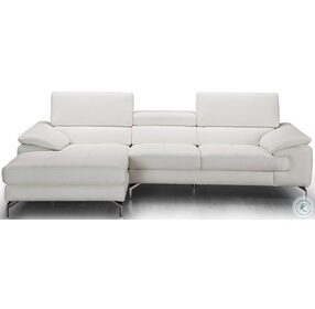 Alice White Premium Leather LAF Sectional