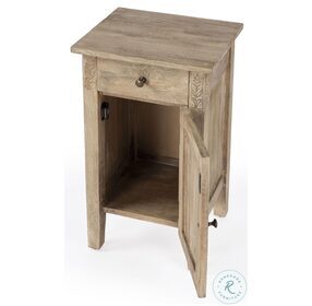 Switra Natural Wood End Table