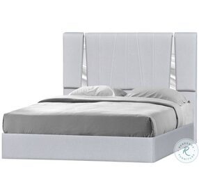 Matisse Silver Grey Upholstered Platform Bedroom Set