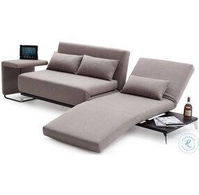 Beige Fabric Premium Full Sofa Bed