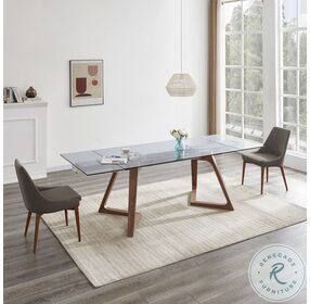 Class Walnut Extendable Dining Table