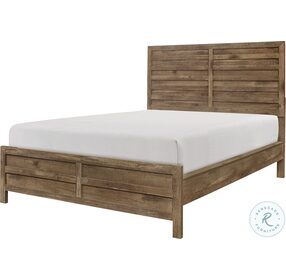 Mandan Weathered Pine Panel Bedroom Set