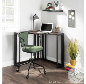Oregon Green Adjustable Upholstered Task Chair