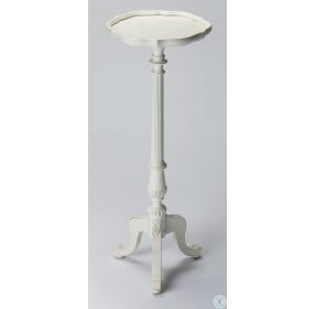 Masterpiece Chatswoth Cottage White Pedestal Plant Stand