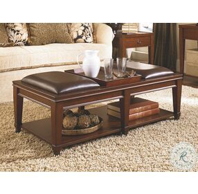 Sunset Valley Rich Mahogany 1 Drawer Chairside Table