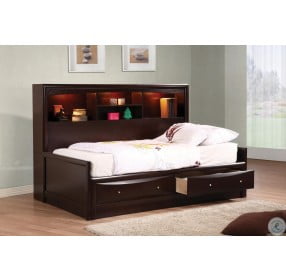 Phoenix Cappuccino Full Storage Daybed