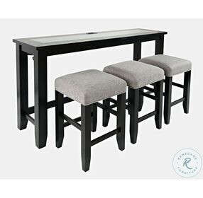 Urban Icon Black Counter Height Dining Set