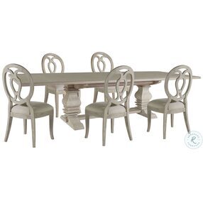 Cohesion Program Bianco Axiom Extendable Rectangular Dining Table