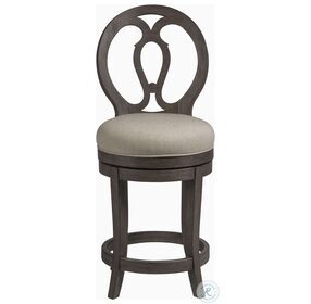 Cohesion Program Natural Greige Axiom Swivel Counter Height Stool