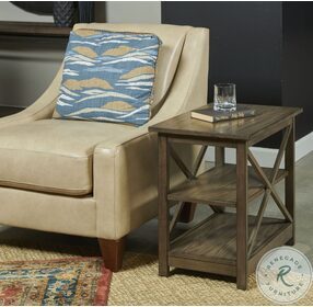 Chairsides Mid Tone Brown Chairside Table