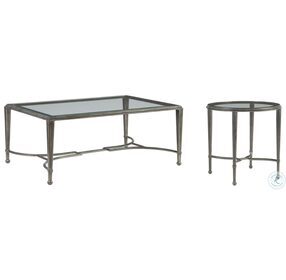 Metal Designs St Laurent Sangiovese Small Rectangular Cocktail Table