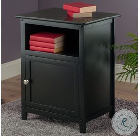 Henry Black Accent Table