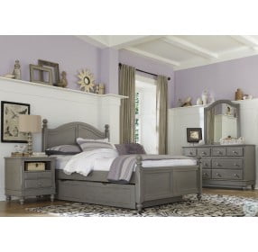 Lake House Stone Payton Full Arch Poster Bed With Trundle