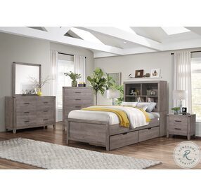 Woodrow Brownish Gray Twin/Full Toy Boxes