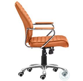 Enterprise Terracotta Low Back Office Chair