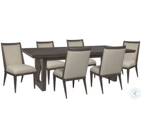 Cohesion Program Brown Brio Rectangular Extendable Dining Table