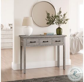 North Coast Distressed Grey Wash 42" Console Table with USB Charging