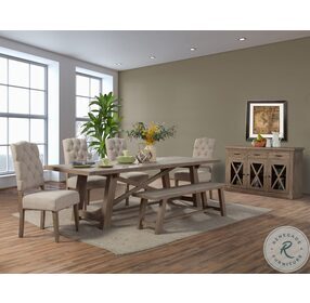 Newberry Weathered Natural Extendable Dining Table