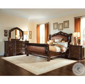 Valencia Cal. King Upholstered Sleigh Bed