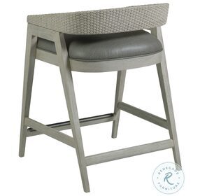 Signature Designs Cafe Mocha Gray Arne Low Back Counter Height Stool
