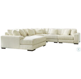 Lindyn Ivory LAF Chaise Sectional