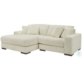Lindyn Ivory LAF Small Chaise Sectional