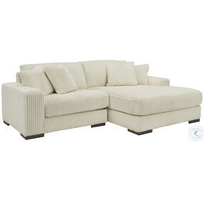 Lindyn Ivory RAF Small Chaise Sectional