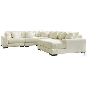 Lindyn Ivory RAF Chaise Sectional