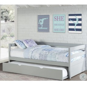 Caspain Gray Twin Daybed With Trundle