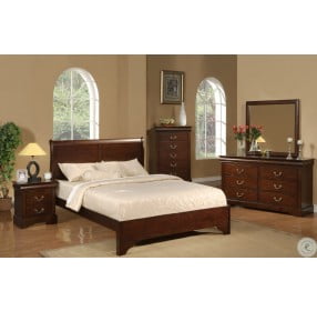 West Haven Cappuccino Cal. King Sleigh Bed