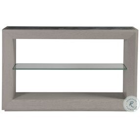 Signature Designs Gray And White Sandblasted Metaphor Console Table
