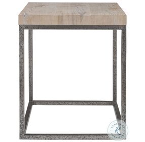 Signature Designs Foray And Distressed Iron Foray Rectangular End Table
