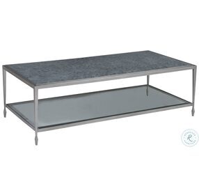 Signature Designs Soft Grey And Antiqued Silver Sashay Rectangular Occasional Table Set