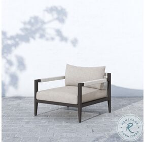 Sherwood Stone Grey And Bronze Outdoor Chair