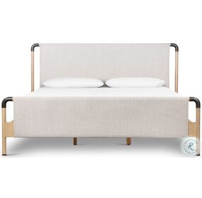 Harriett Gibson Wheat And Yucca Oak Solid King Panel Bed