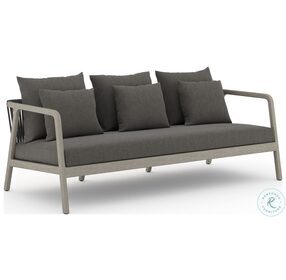 Numa Charcoal And Weathered Grey Outdoor Conversation Set