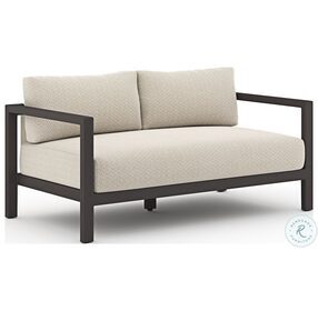 Sonoma Faye Sand And Bronze Outdoor Loveseat
