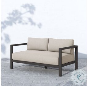 Sonoma Faye Sand And Bronze Outdoor Loveseat