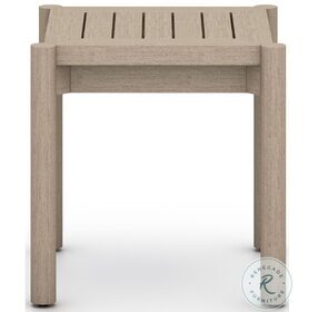 Nelson Washed Brown Outdoor End Table