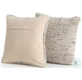 Billa Heathered Cream Outdoor Pillow