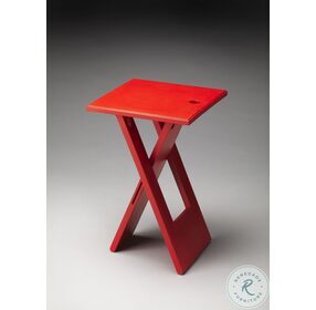 Hammond Loft Red Folding Table
