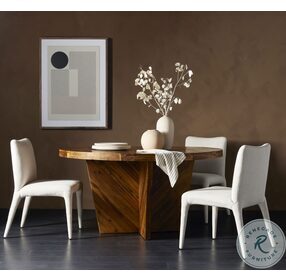 Monza Mixt Linen Natural Dining Chair