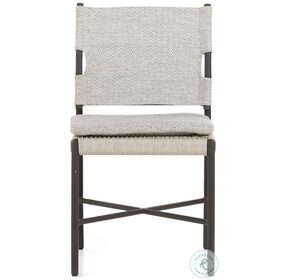 Miller Bronze And Faye Ash Outdoor Dining Chair